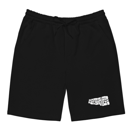 Mouthpiece Fleece Shorts - Black